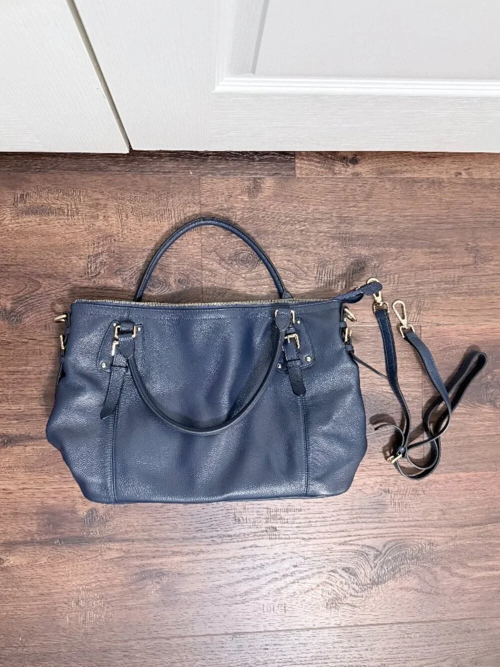Kattee Navy Blue Handbag
